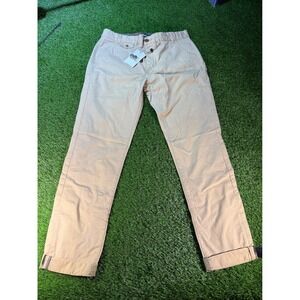 Barbour Stretch Regular Fit Chino Pants Tan Mens W34 L32 NWT